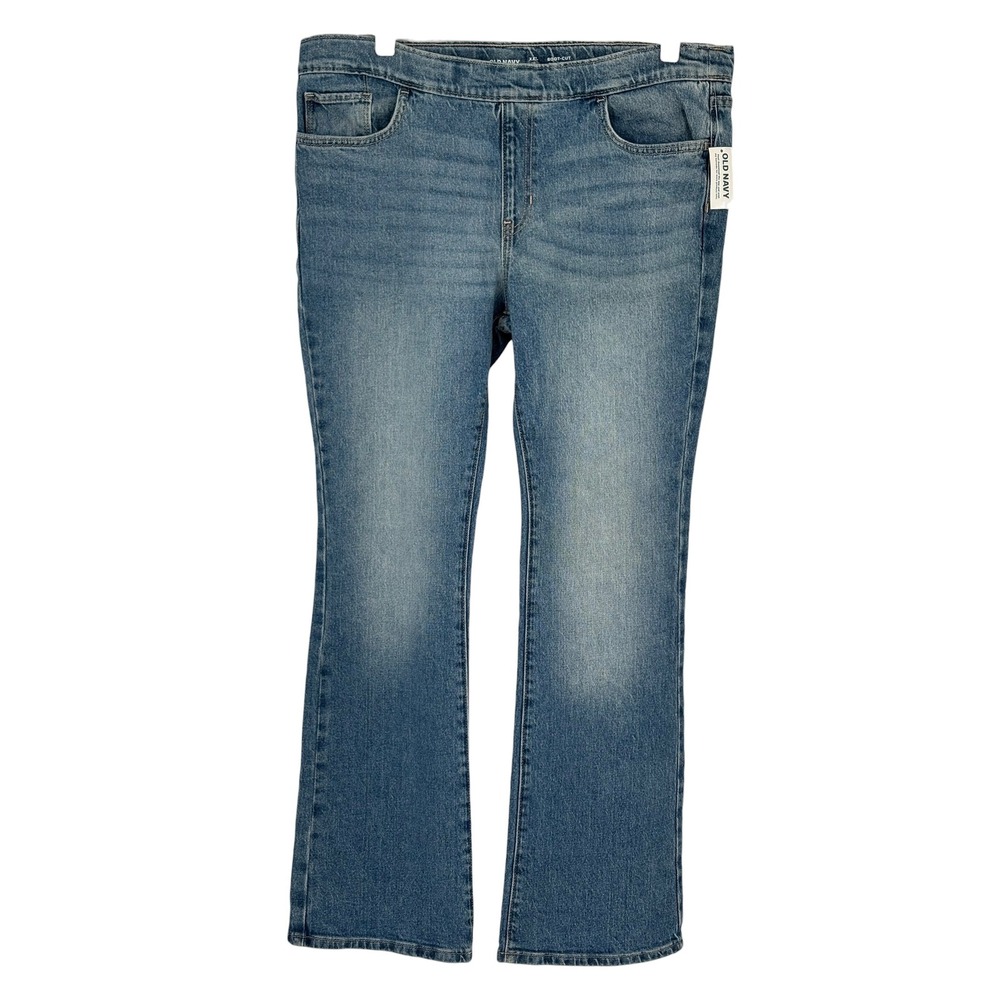 Old Navy Bootcut Jeans Light Wash Pull On Plus Size XXL 18 Plus